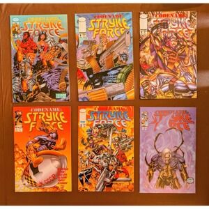 Codename Stryke Force #0–4 & #10 Image Comics 1994–95 NM Range Lot